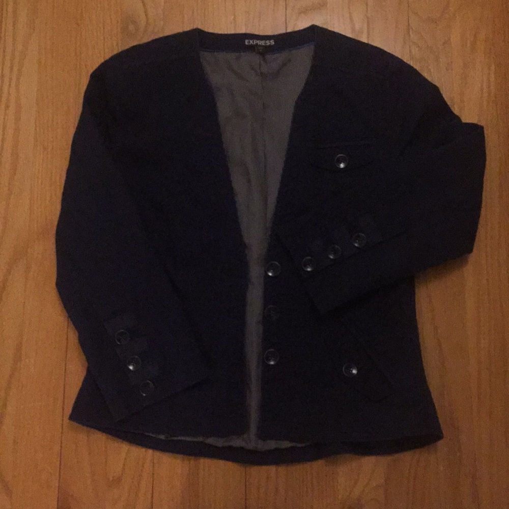 EUC Express Women’s Size 8 Casual Navy Blue Blazer